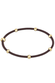 "E"ssentials Hair Tie - Bronze | enewton enewton