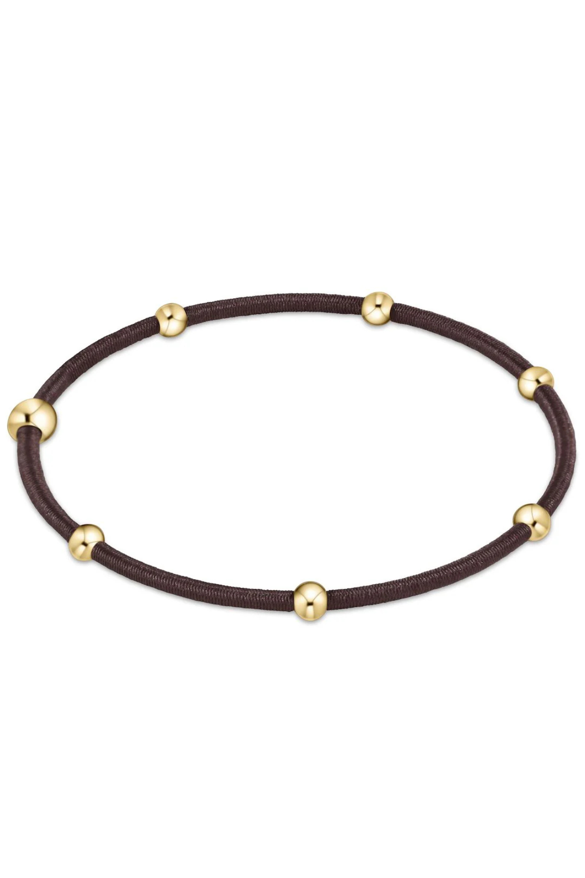 "E"ssentials Hair Tie - Bronze | enewton enewton