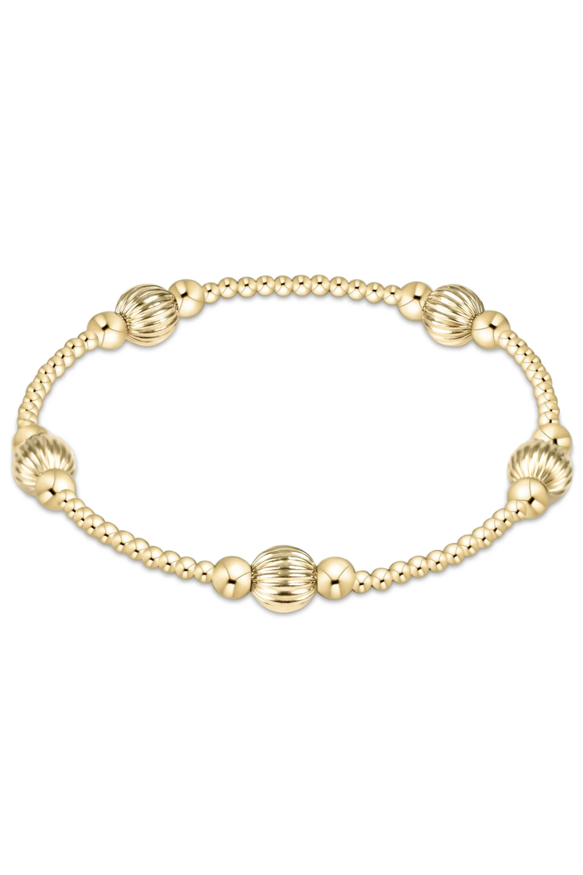Purpose Dignity 6mm Bead Bracelet - Gold | enewton