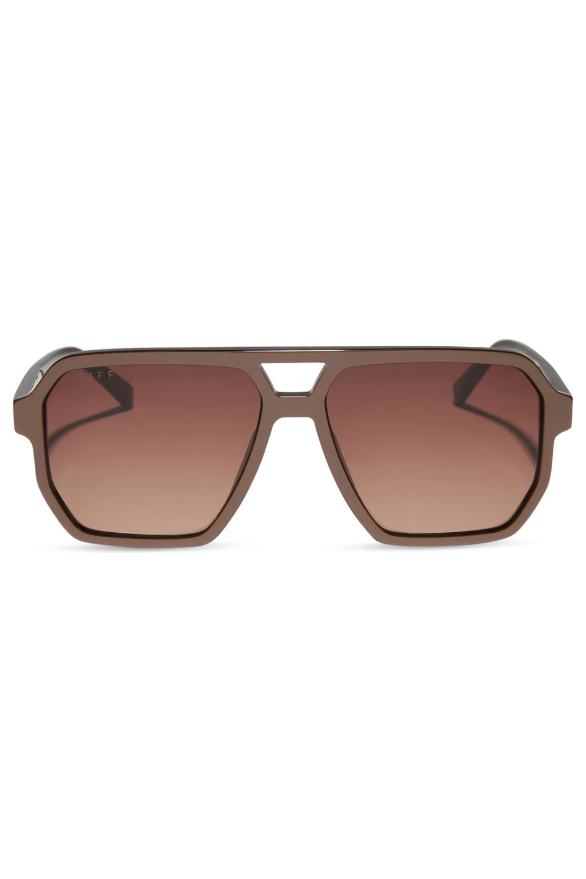 Cameron Navigator Sunglasses in Moscow Mule/Brown Gradient | Diff Eyewear