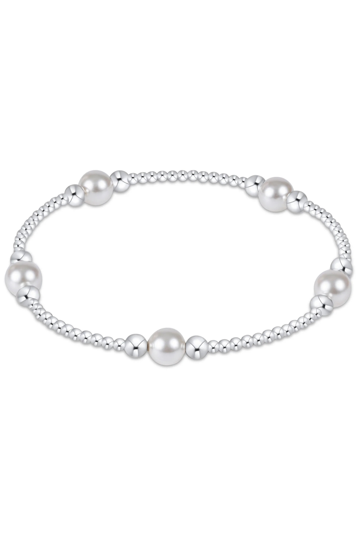 Purpose Pearl 6mm Bead Bracelet - Sterling | enewton enewton