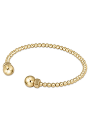 Classic Gold 3mm Bead Cuff - Gold | enewton enewton