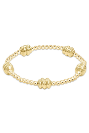 Extends Admire Gold 3mm Bead Bracelet - Gold | enewton enewton
