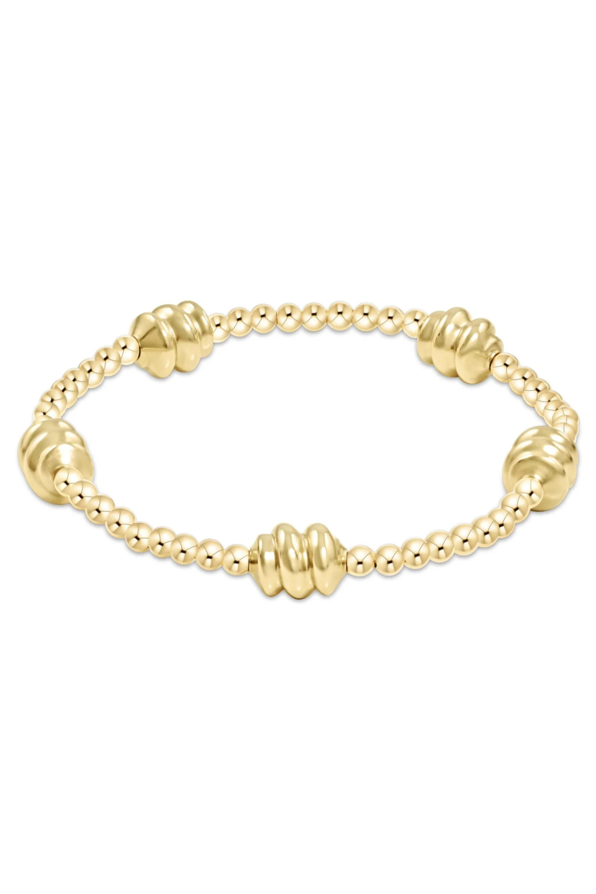 Extends Admire Gold 3mm Bead Bracelet - Gold | enewton enewton