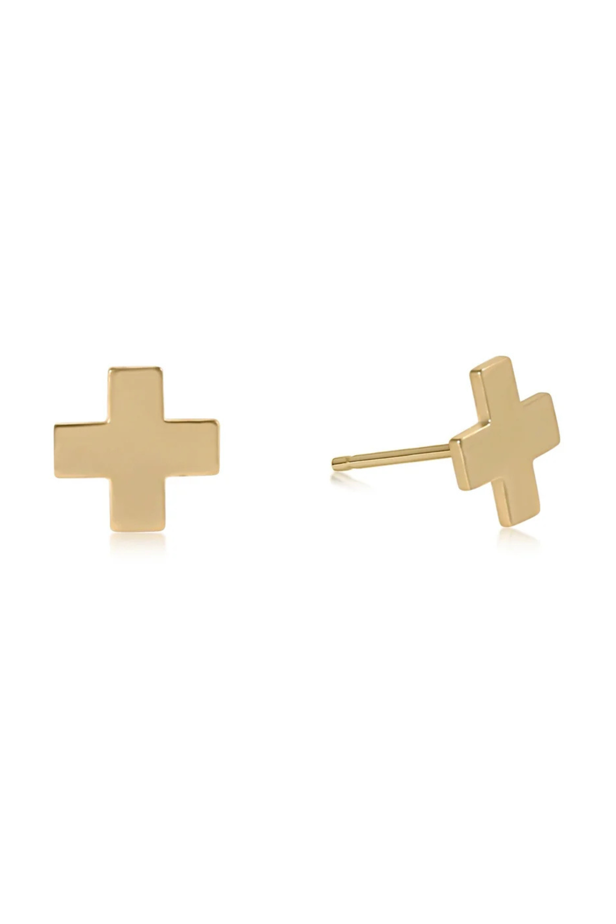 Signature Cross Stud - Gold | enewton enewton
