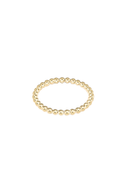 Classic Gold 2mm Bead Ring - Size 6 | enewton enewton