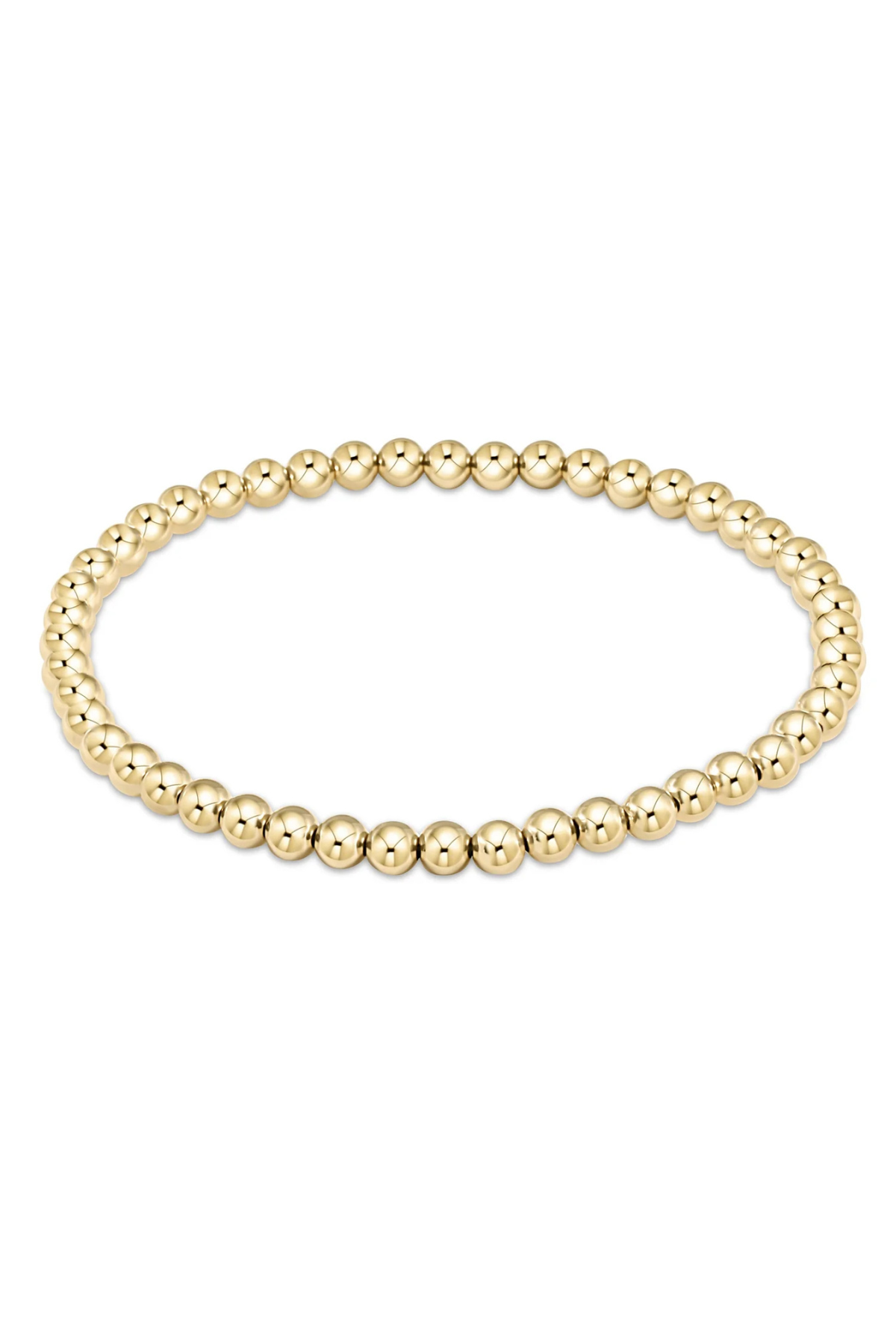 Extends Classic Gold 4mm Bead Bracelet | enewton enewton
