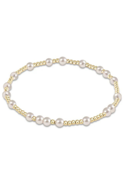 Hope Unwritten 4mm Bead Bracelet - Pearl | enewton enewton