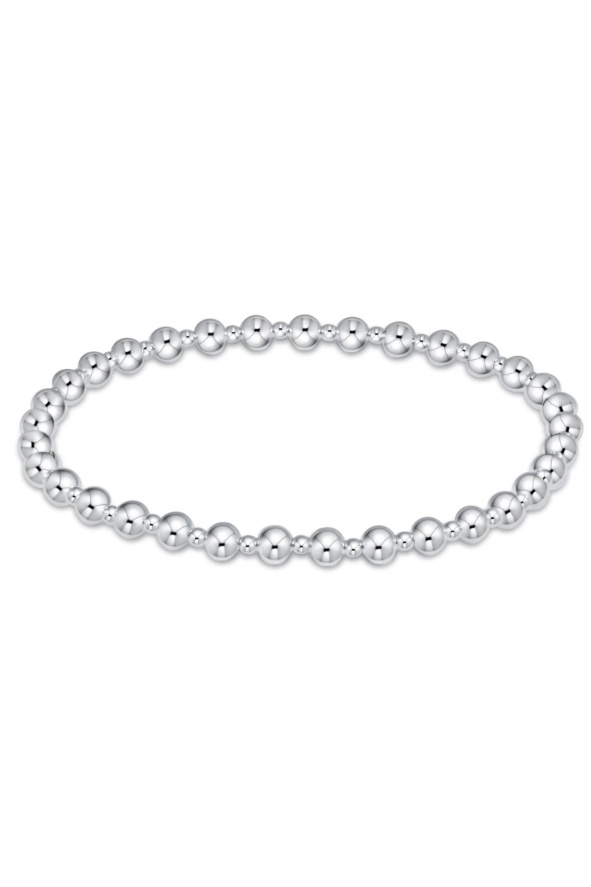 Classic Grateful 4mm Bead Bracelet - Sterling | enewton enewton