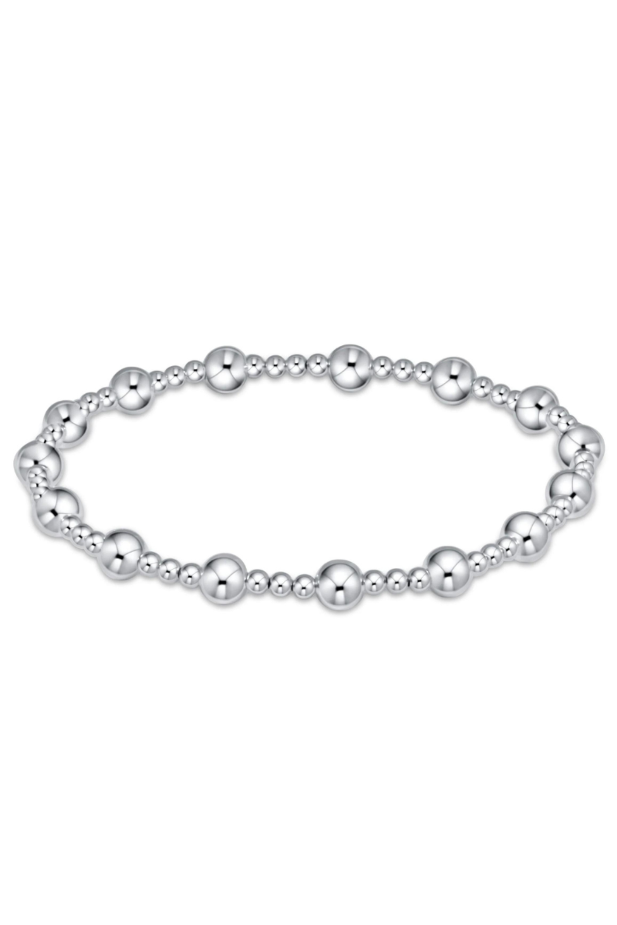 Classic Sincerity Pattern 5mm Bead Bracelet - Sterling | enewton enewton