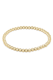 Classic Gold 4mm Bead Bracelet | enewton enewton