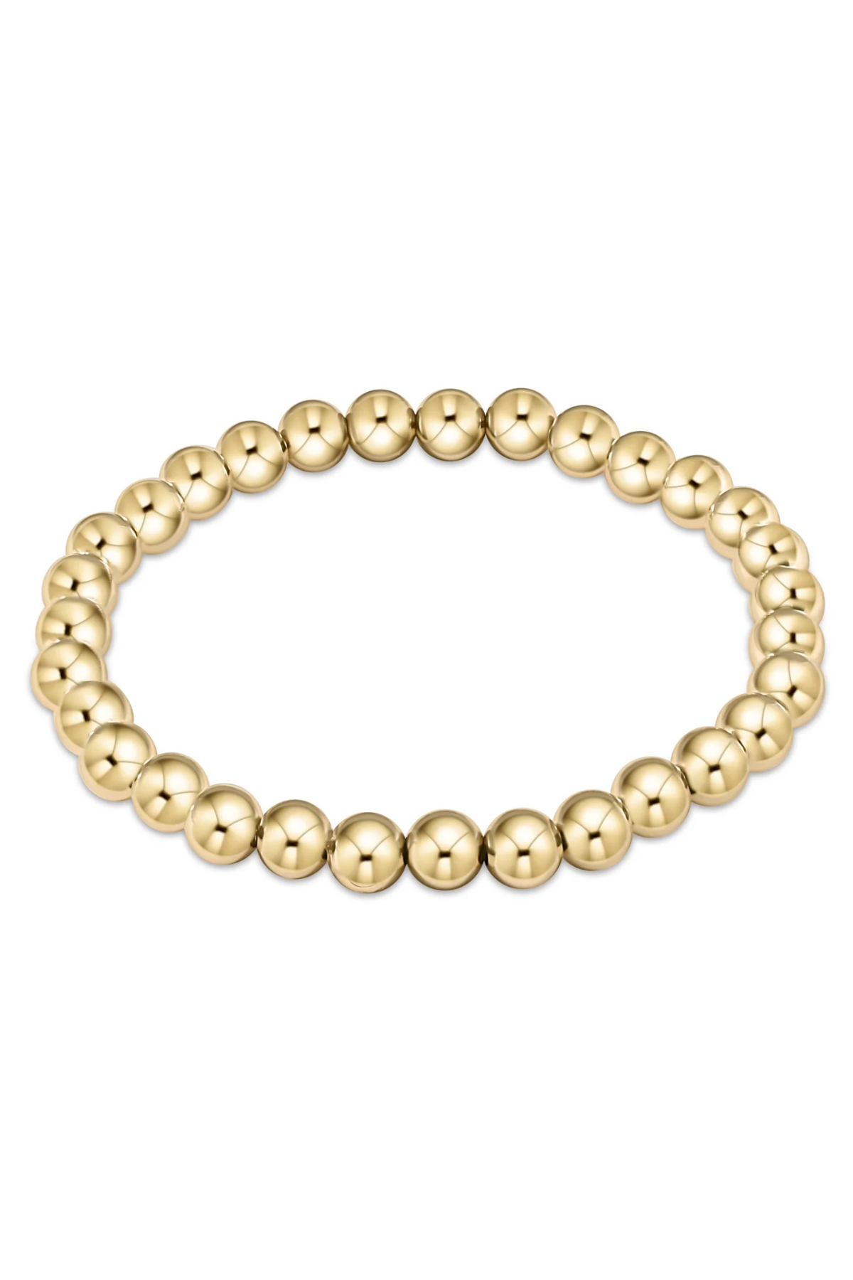 Classic Gold 6mm Bead Bracelet | enewton enewton