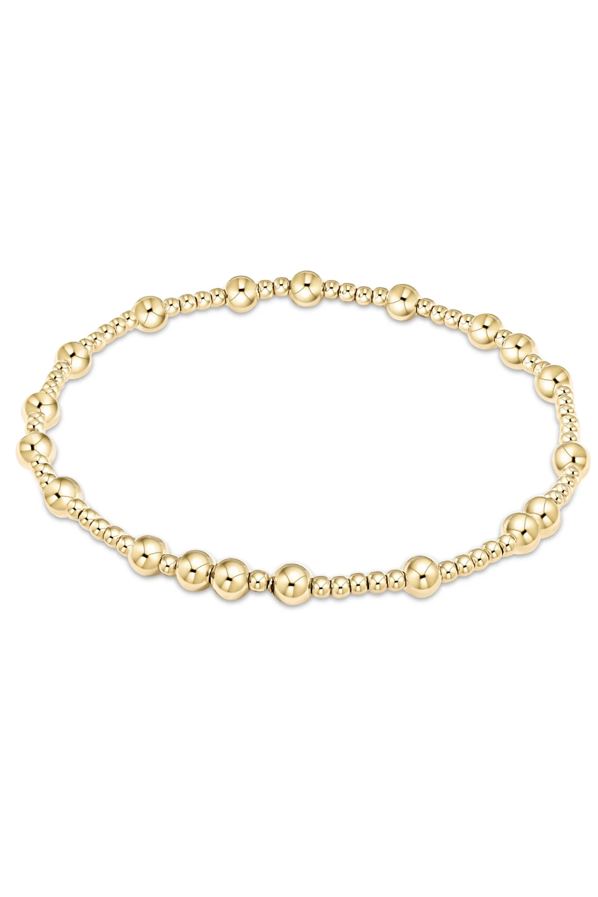 Hope Unwritten 4mm Bead Bracelet - Gold | enewton enewton