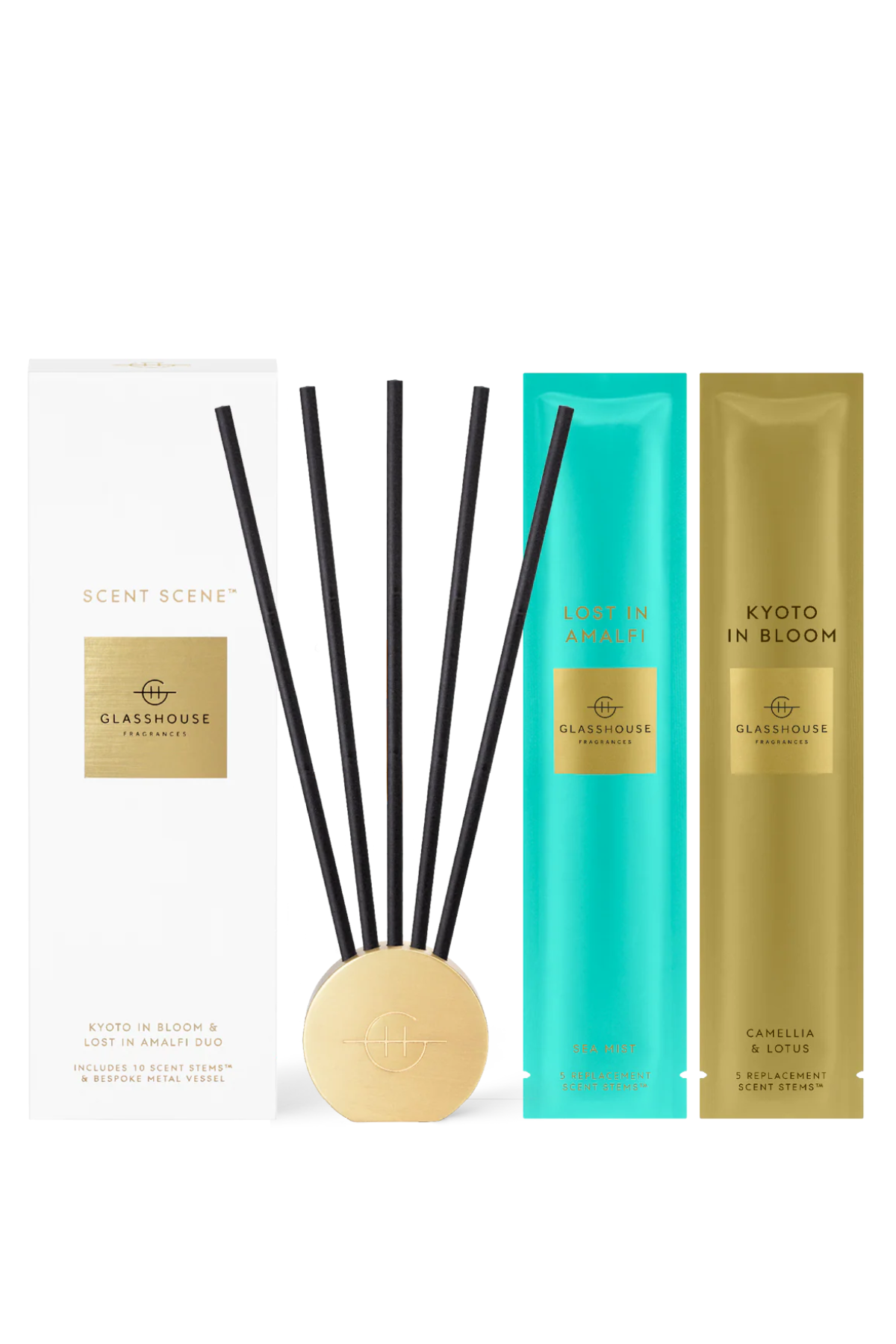 Scent Scene Duo - Lost in Amalfi/Kyoto in Bloom | Glasshouse Fragrances Glasshouse Fragrances