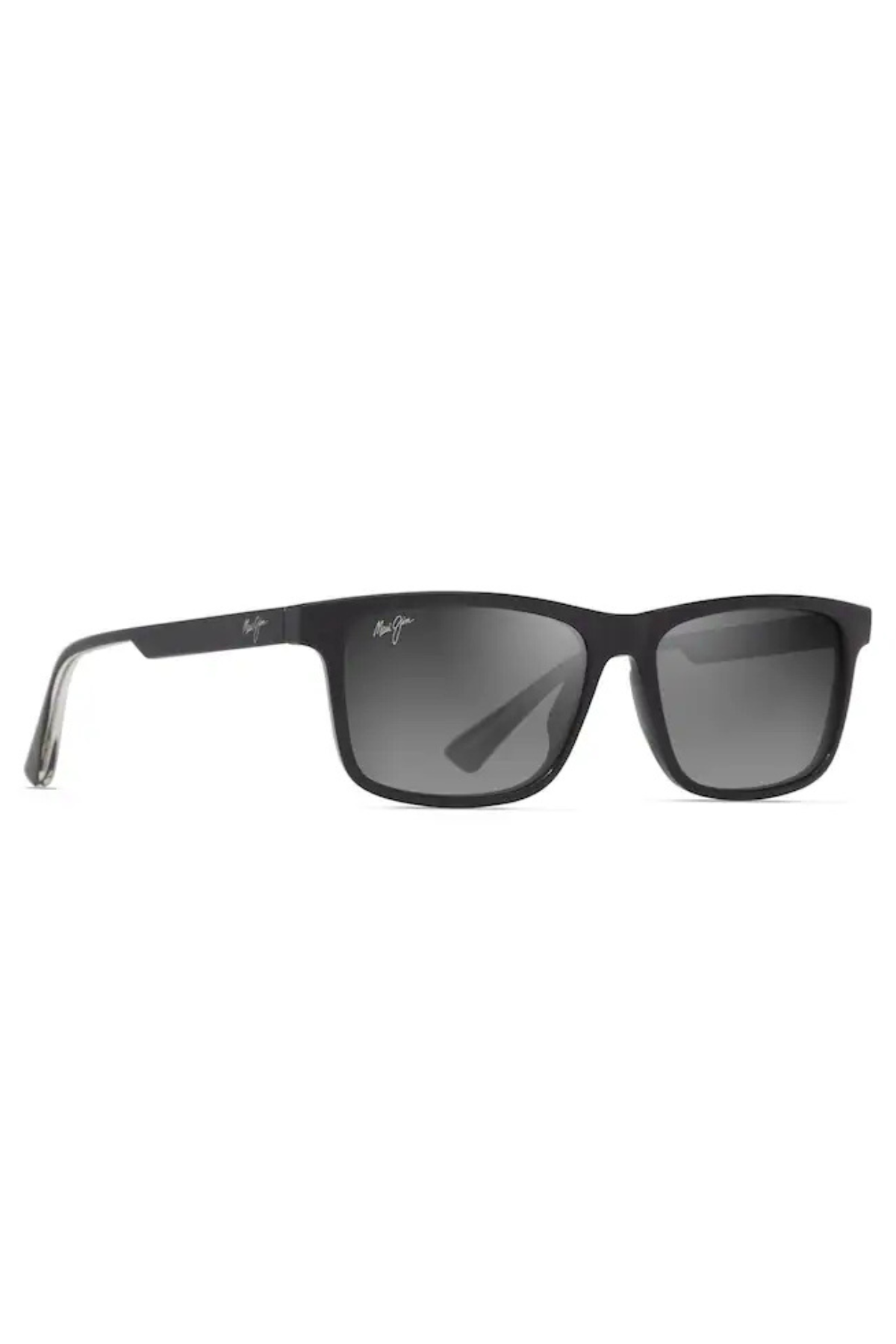 Okina Polarized Sunglasses in Grey/Shiny Black | Maui Jim Maui Jim