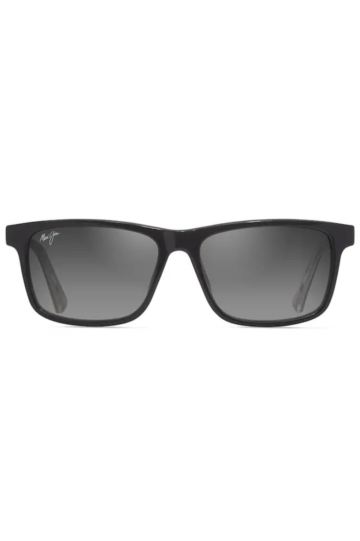 Okina Polarized Sunglasses in Grey/Shiny Black | Maui Jim Maui Jim