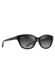 Pūnono Polarized Sunglasses in Shiny Black/Grey | Maui Jim Maui Jim