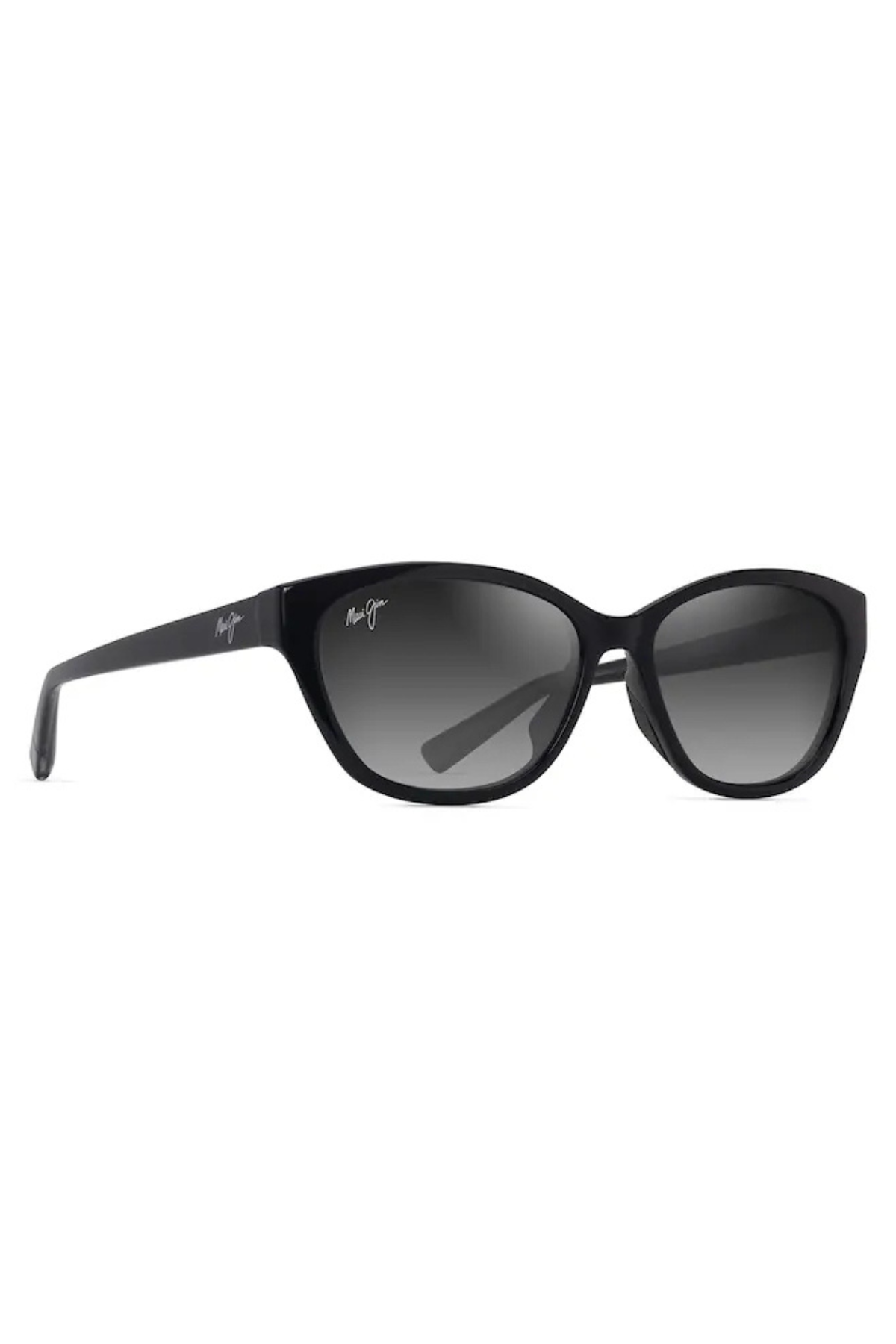 Pūnono Polarized Sunglasses in Shiny Black/Grey | Maui Jim Maui Jim
