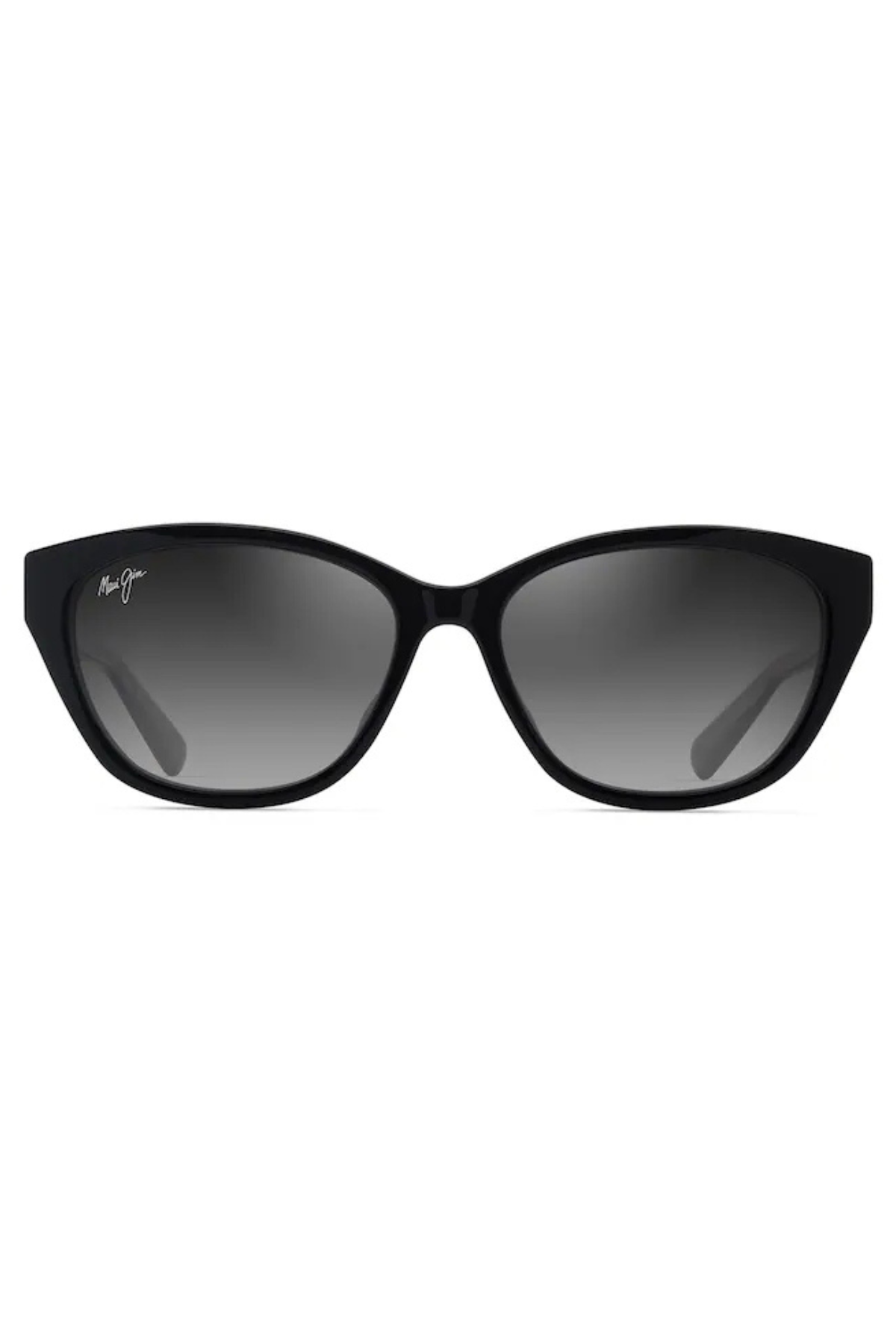 Pūnono Polarized Sunglasses in Shiny Black/Grey | Maui Jim Maui Jim