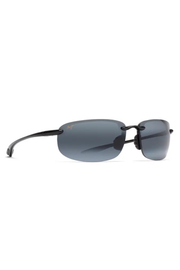 Ho'okipa Polarized Sunglasses in Shiny Black/Grey | Maui Jim Maui Jim