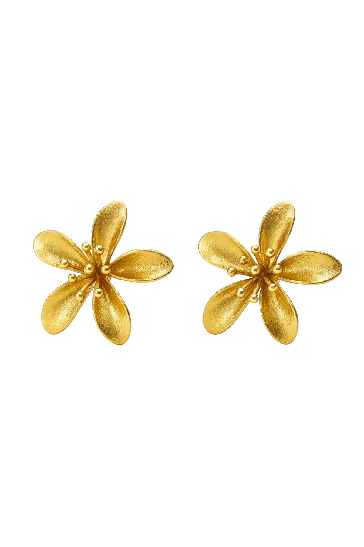 Lily Flower Earrings Creative Brazil