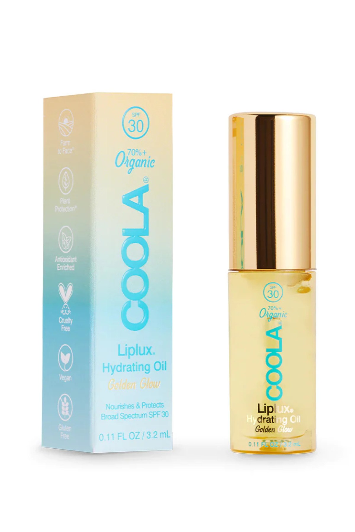 Classic Liplux® Organic Hydrating Lip Oil SPF 30 Coola