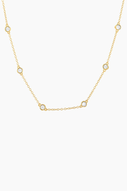 In the Loop Chain Necklace in Gold Ella Stein