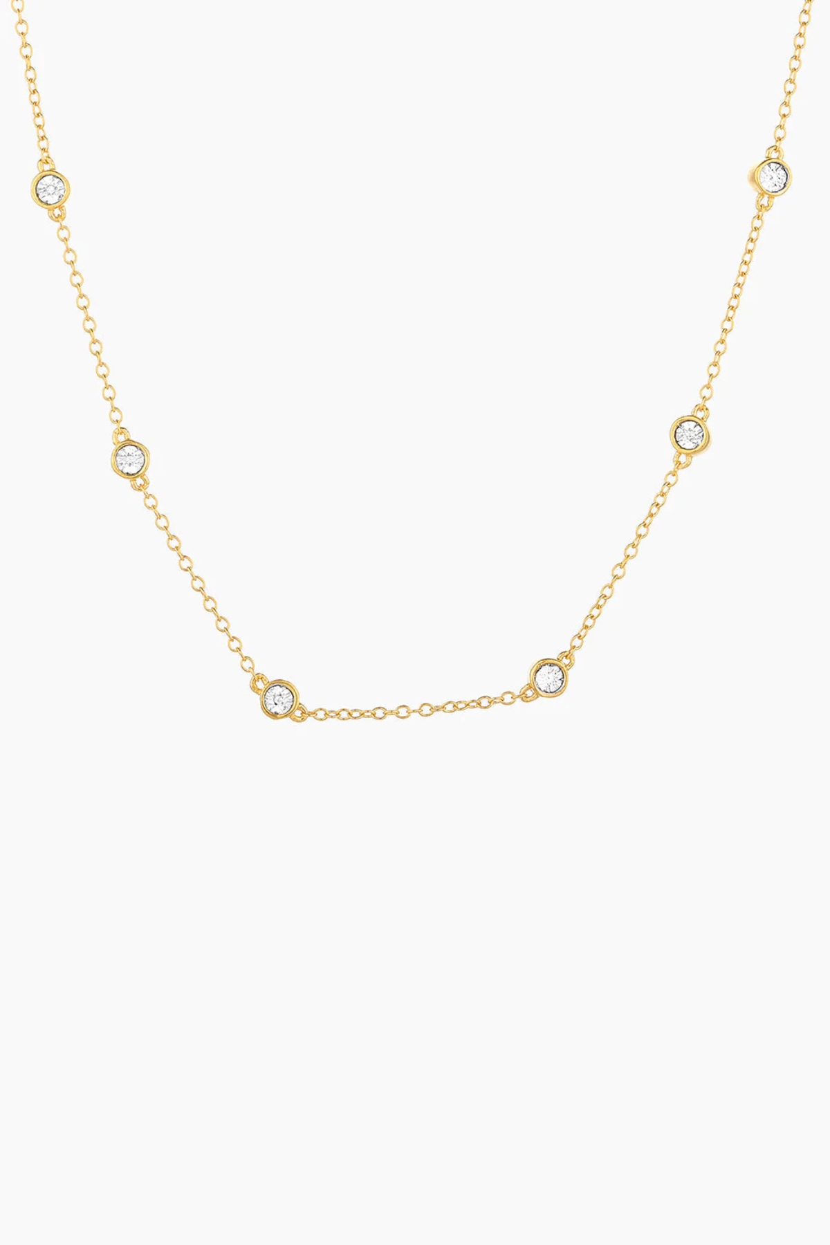 In the Loop Chain Necklace in Gold Ella Stein