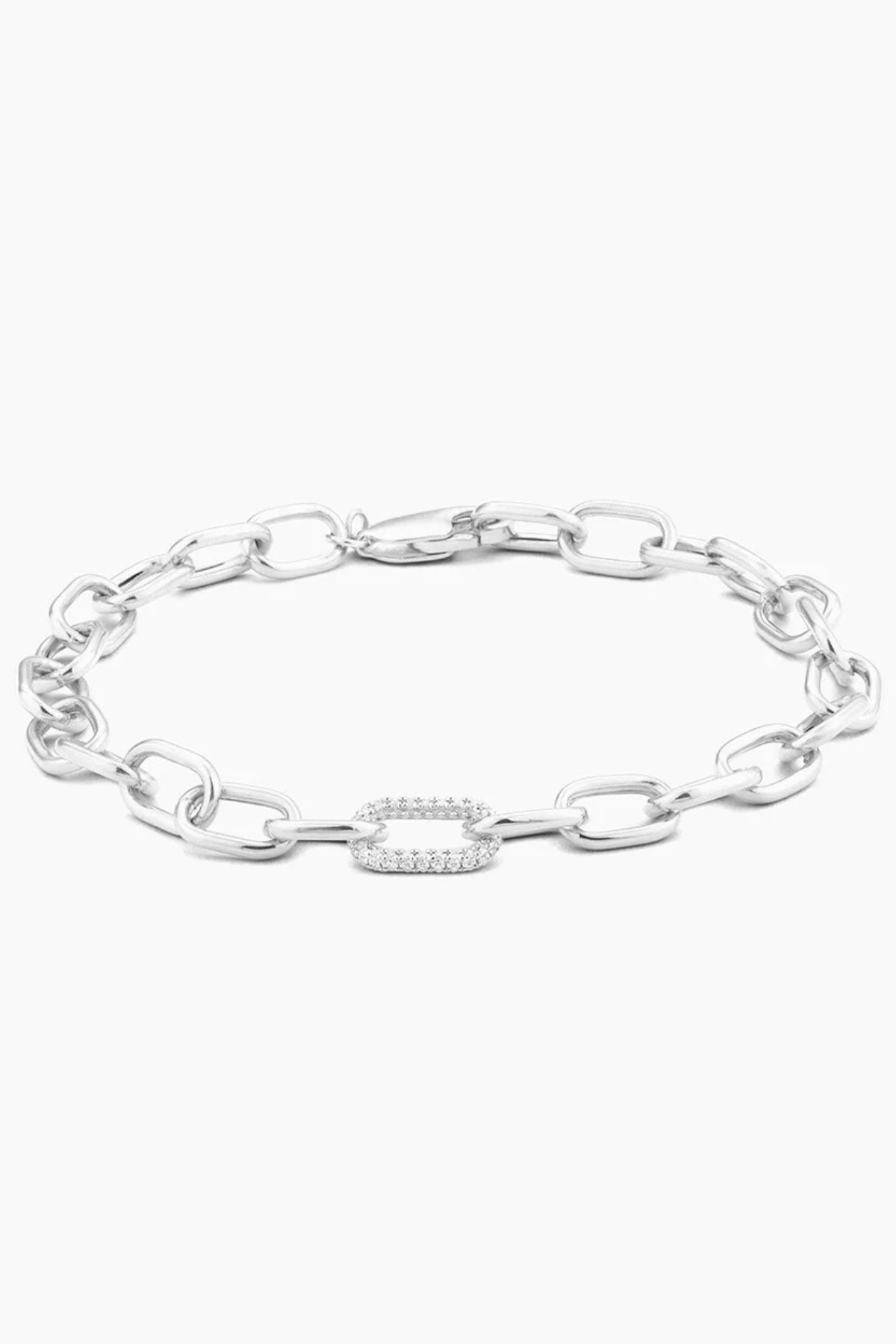 The Strongest Link Chain Bracelet in Silver Ella Stein