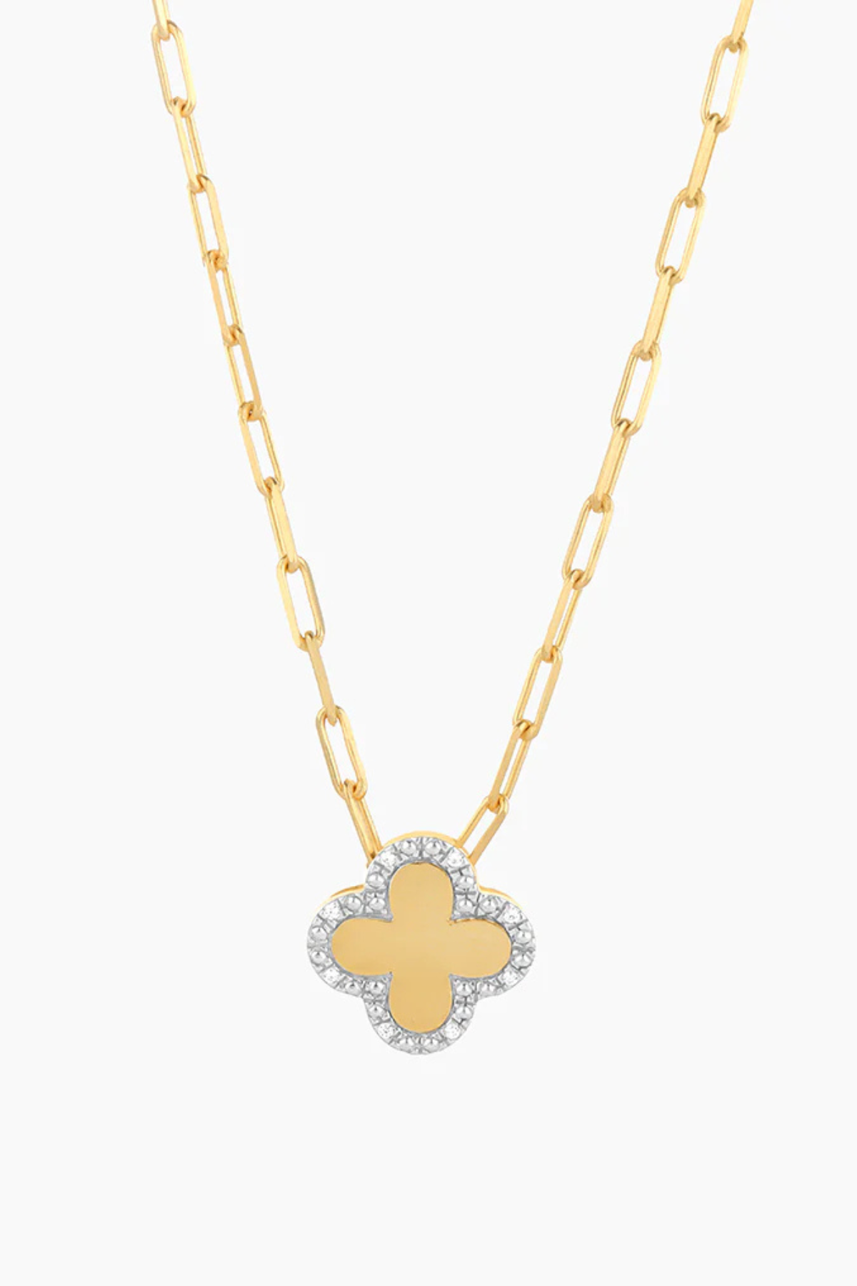Classic Bloom Pendant Necklace in Gold Ella Stein