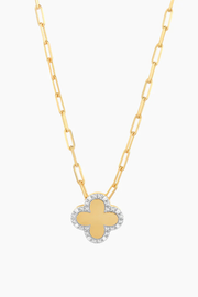 Classic Bloom Pendant Necklace in Gold Ella Stein