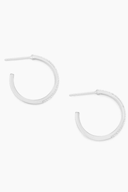 A Hoop Thing Small Hoop Earrings in Silver Ella Stein