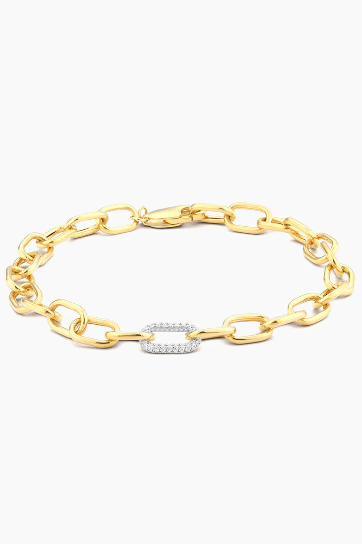 The Strongest Link Chain Bracelet in Gold Ella Stein