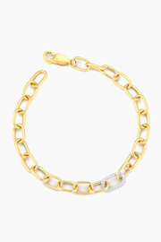 The Strongest Link Chain Bracelet in Gold Ella Stein