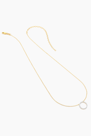 Standing O Pendant Necklace in Gold Ella Stein