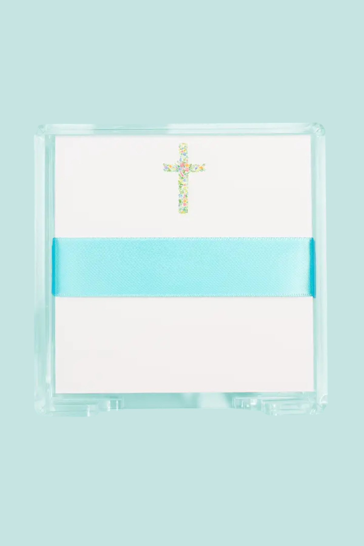 Floral Cross Square Desk Set Taylor Paladino