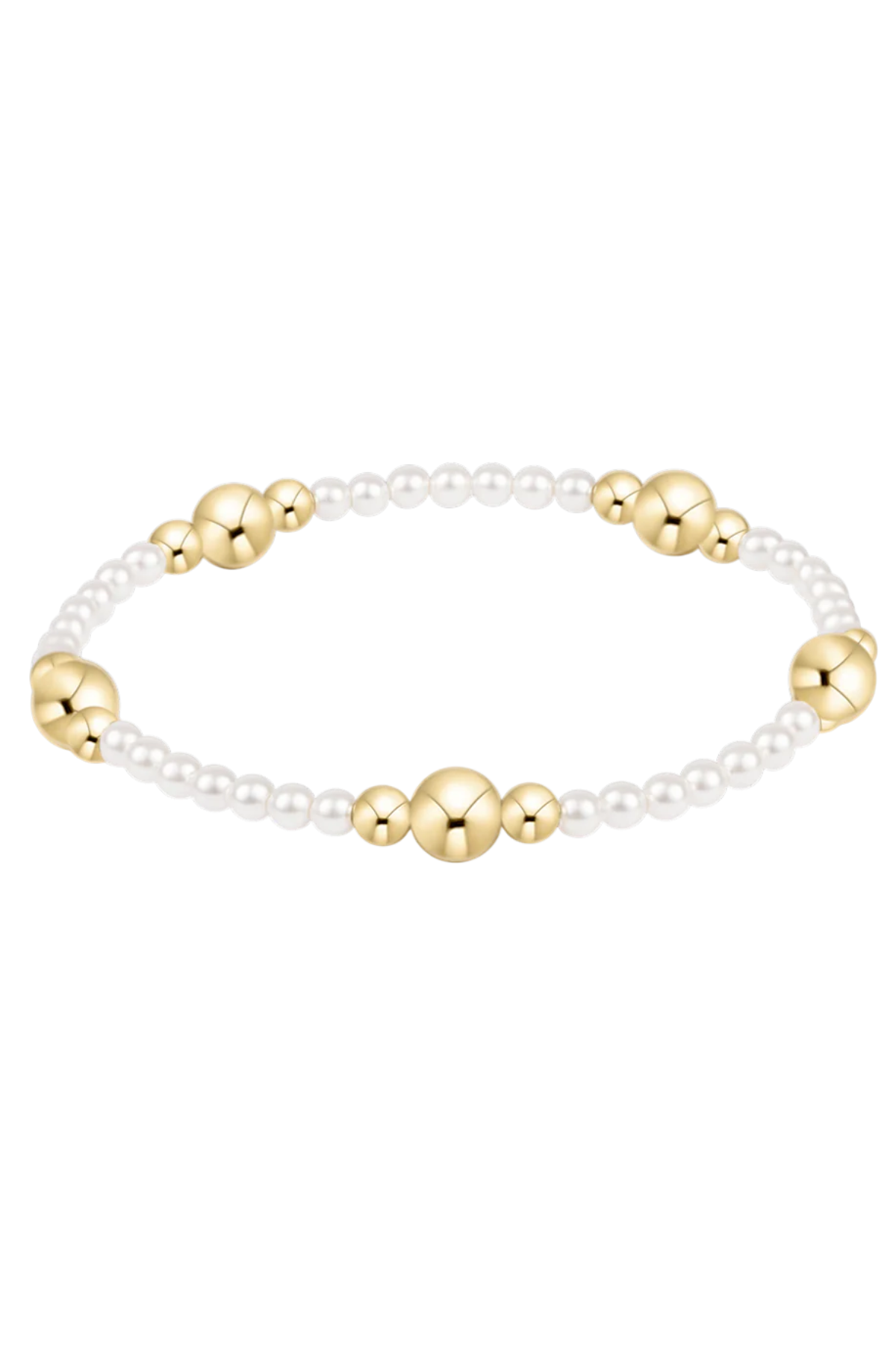 Purpose Gold 6mm Pearl Bracelet | enewton enewton