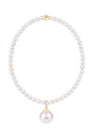 Extends classic pearl 3mm bracelet - classic pearl 10mm charm | enewton enewton