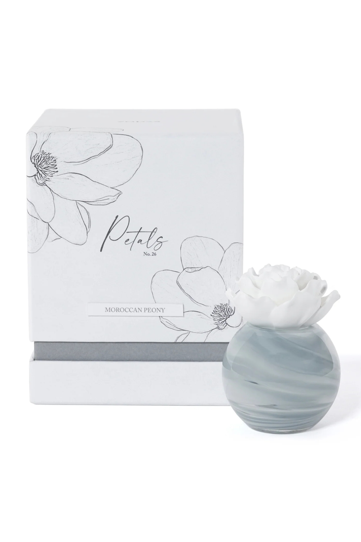 Zodax Petals Porcelain Diffuser in Moroccan Peony Zodax