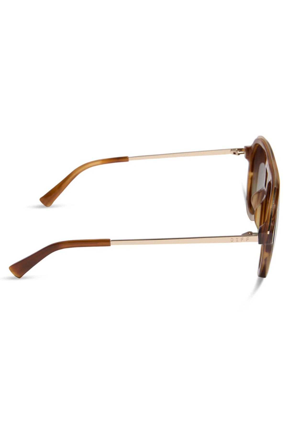 Tosca III Aviator Sunglasses in Tawny Tortoise Brown Gradient | Diff Eyewear Diff Eyewear