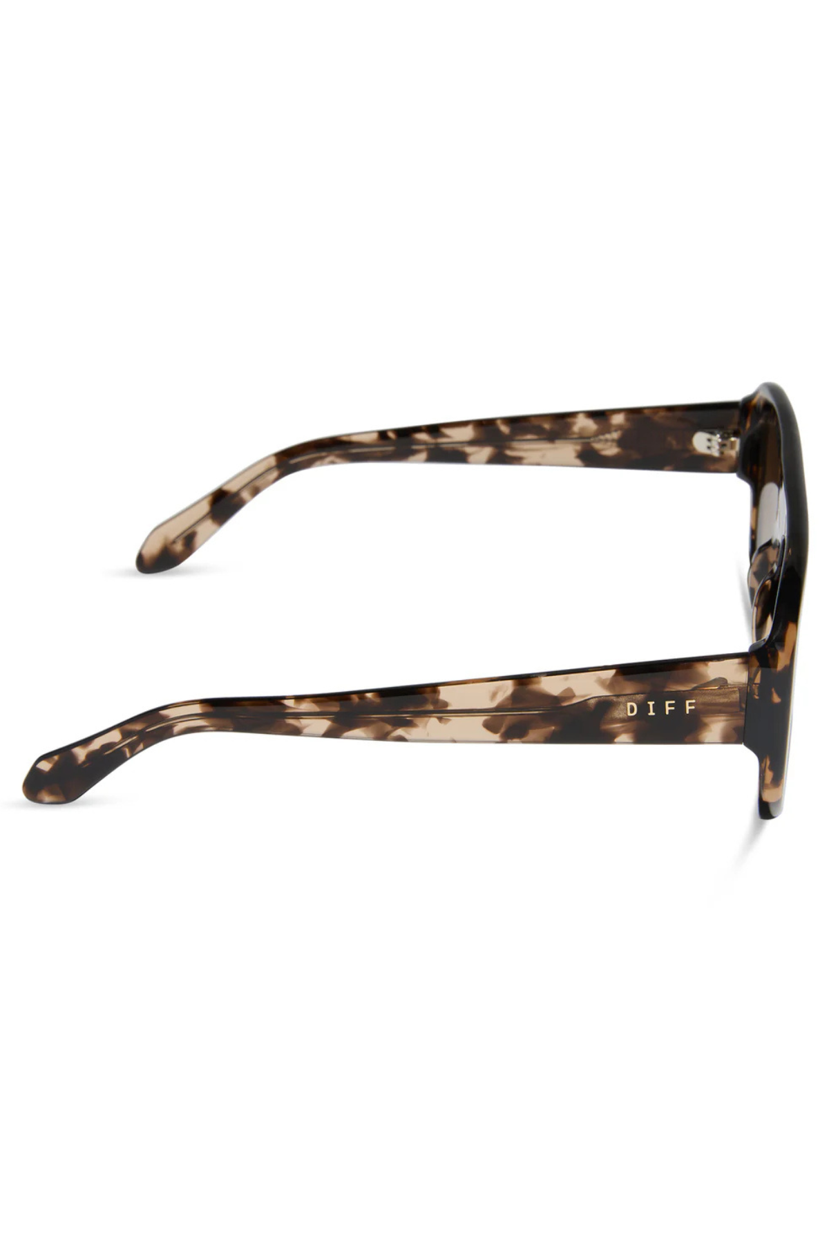 Morgan Shield Sunglasses in Espresso Tortoise Brown Gradient | Diff Eyewear Diff Eyewear