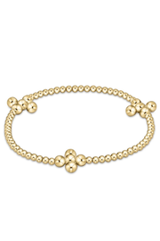 Signature Cross Gold Pattern 2.5/4mm Bead Gold | enewton enewton