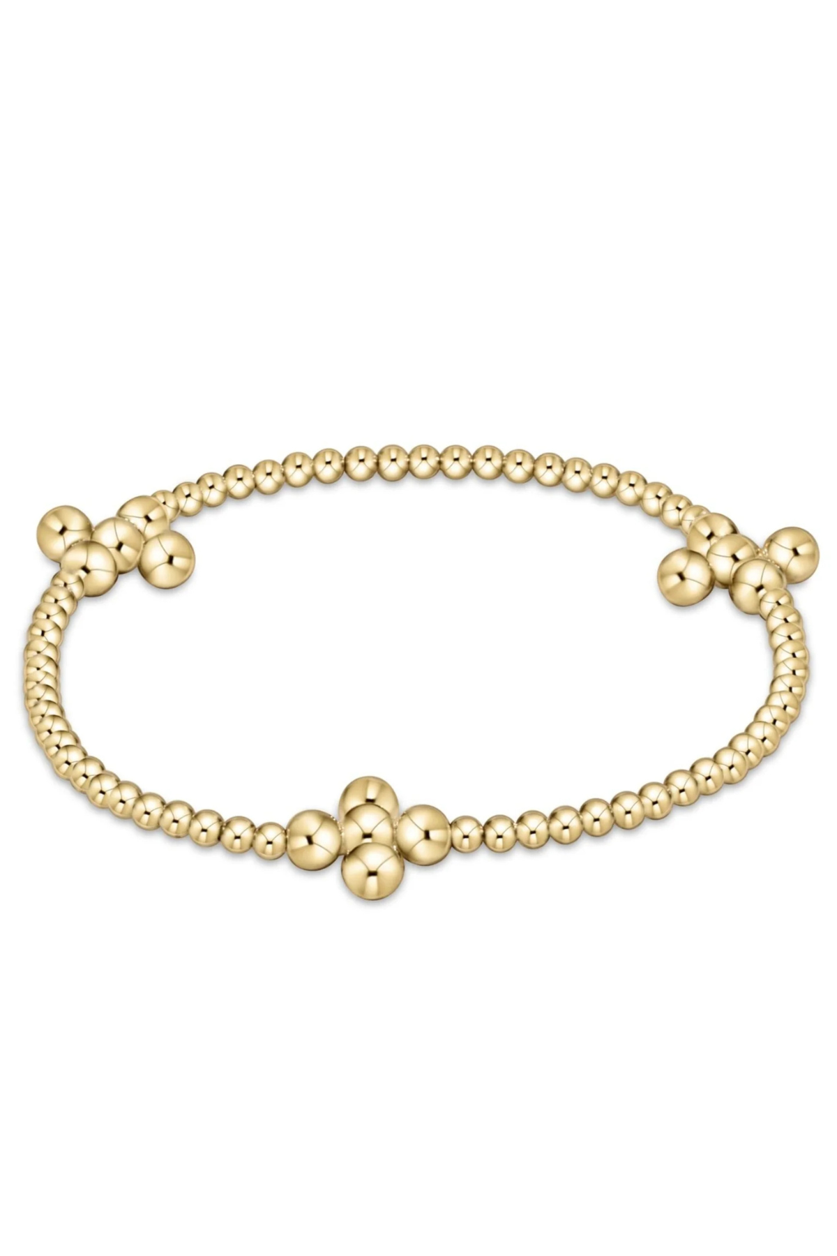 Signature Cross Gold Pattern 2.5/4mm Bead Gold | enewton enewton