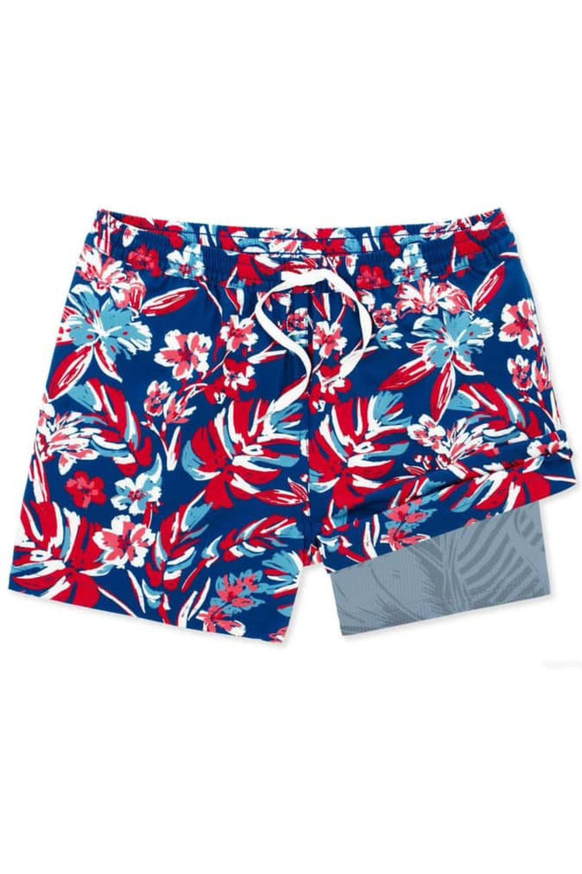 Boys Star Spangled Blooms Lined Classic Swim Trunks | Chubbies Chubbies