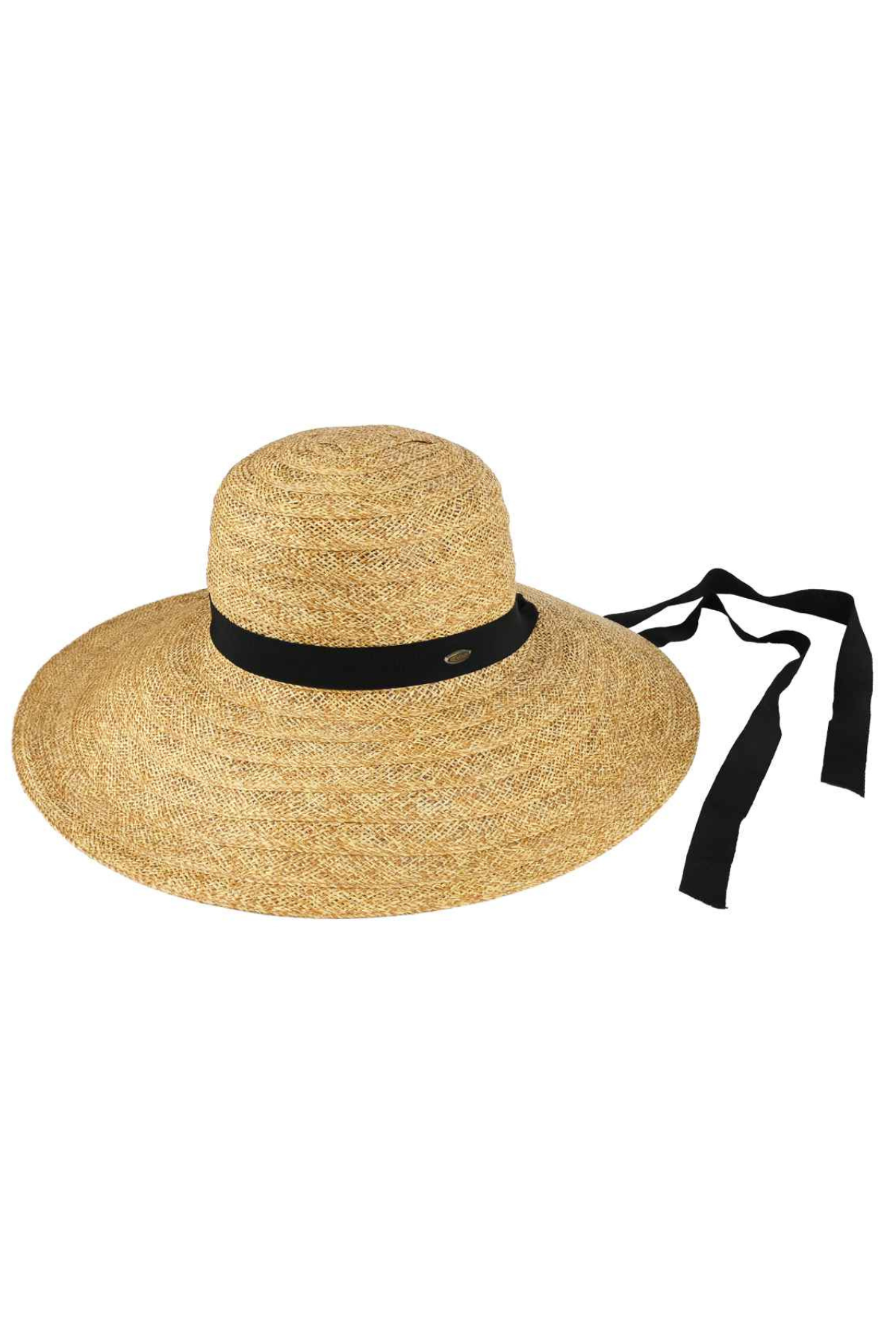 Tie Band Straw Beach Hat Mimi Wholesale