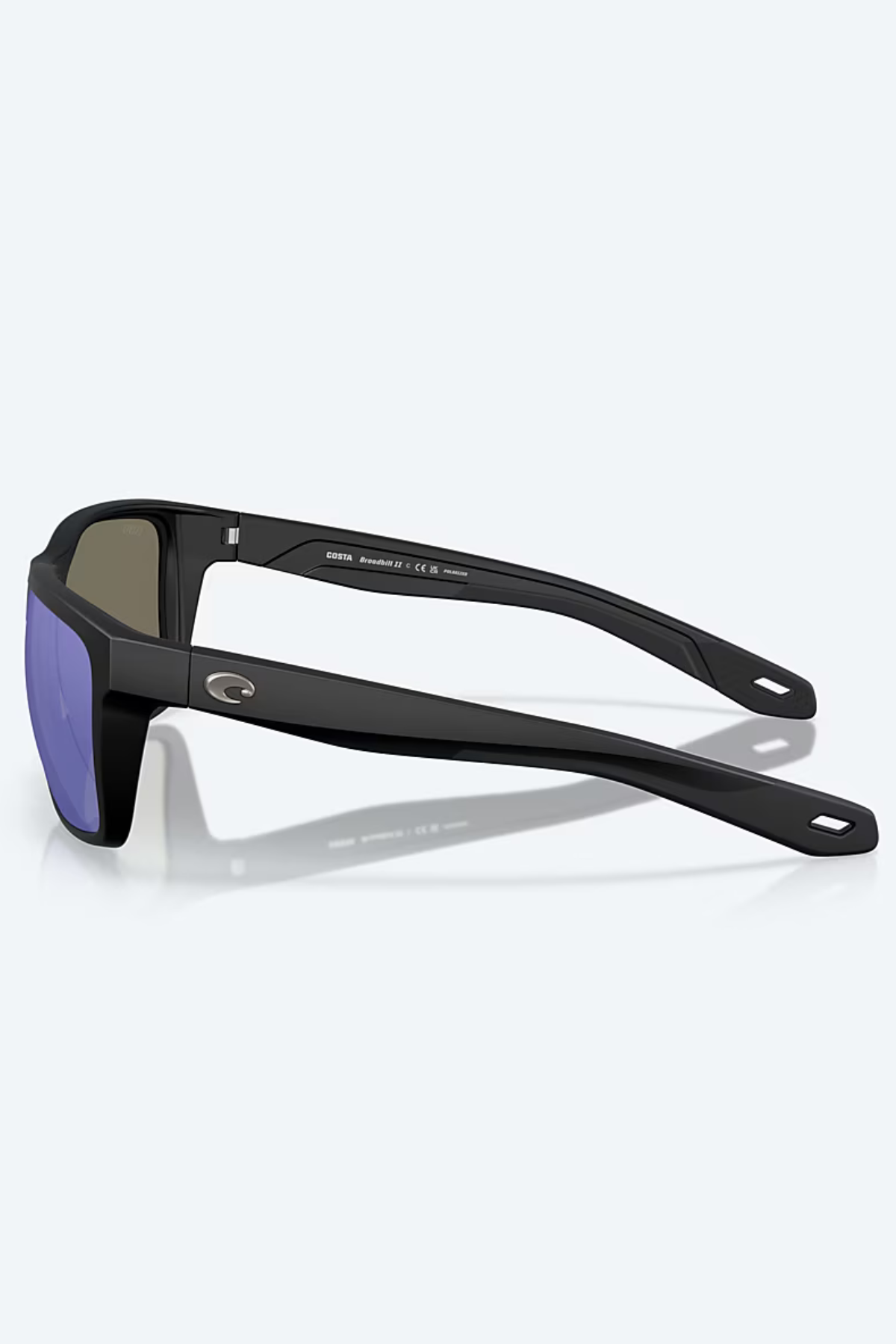 Broadbill II 580G Sunglasses in Matte Black/Blue | Costa Costa Del Mar