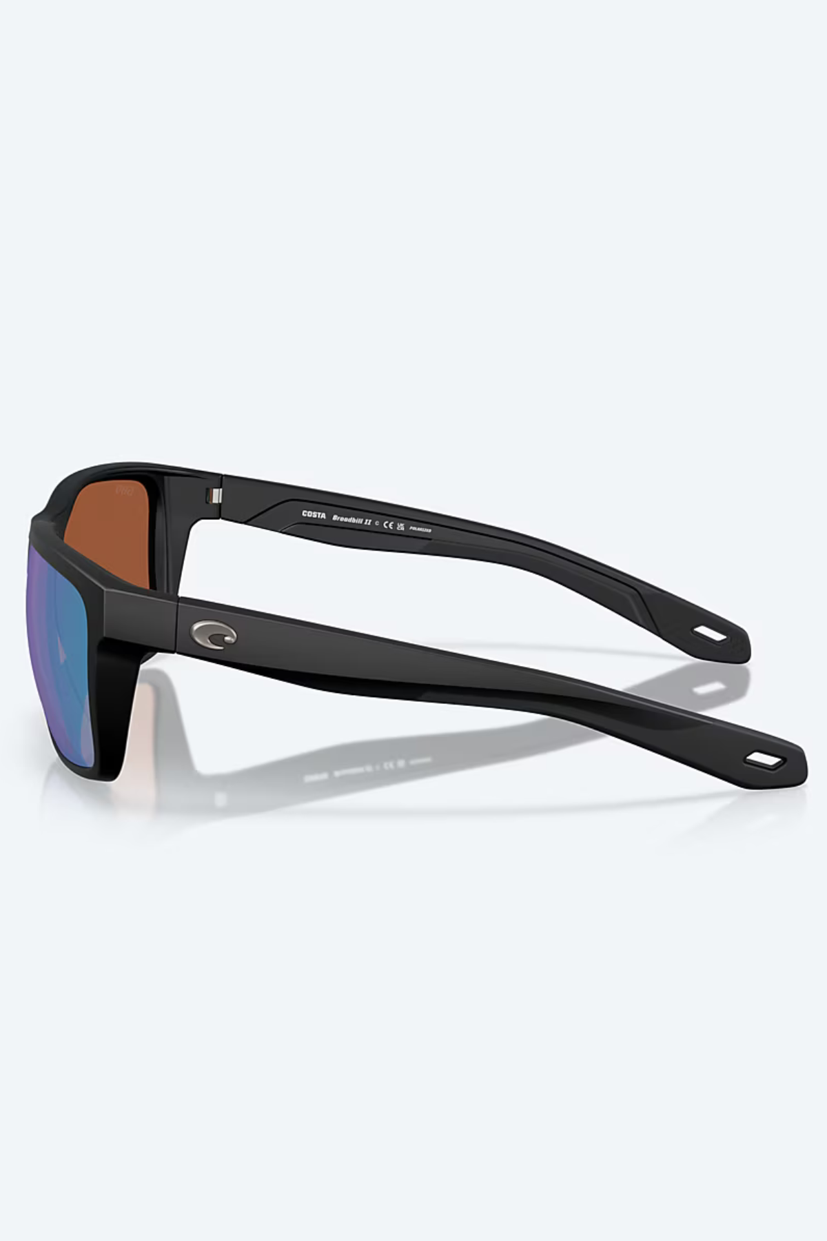 Broadbill II 580G Sunglasses in Matte Black/Green | Costa Costa Del Mar