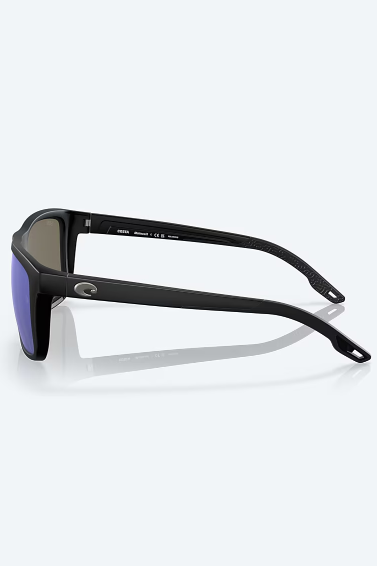 Mainsail 580G Sunglasses in Matte Black/Blue | Costa Costa Del Mar
