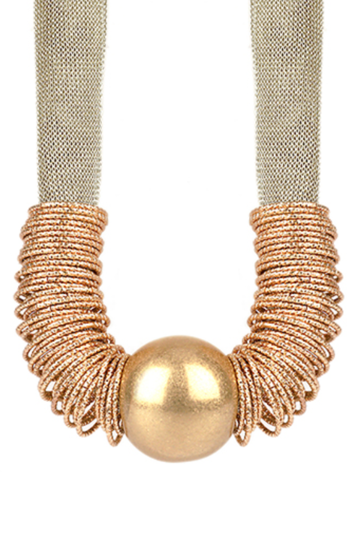 Bandana Necklace Gold Golden Stella