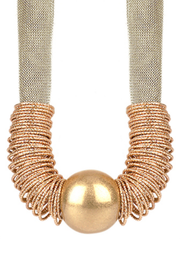 Bandana Necklace Gold Golden Stella